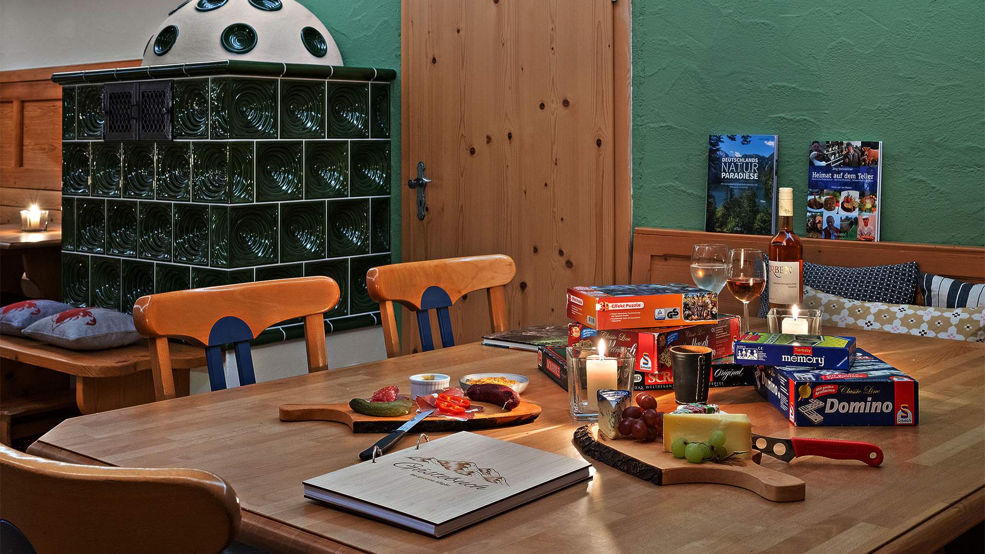Community Table aus massiver Eiche