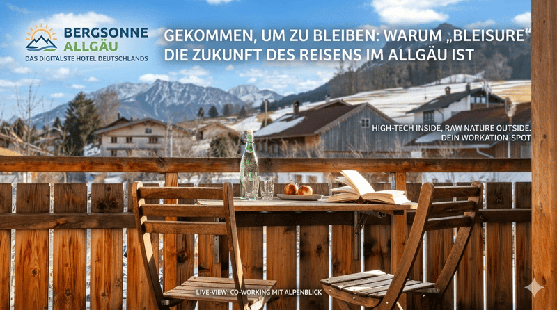 Gekommen, um zu bleiben: Warum „Bleisure“ die Zukunft des Reisens im Allgäu i…