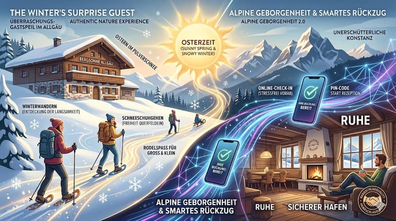 Ostern im Schnee: Wenn der Winter im Allgäu ein Überraschungs-Gastspiel gibt